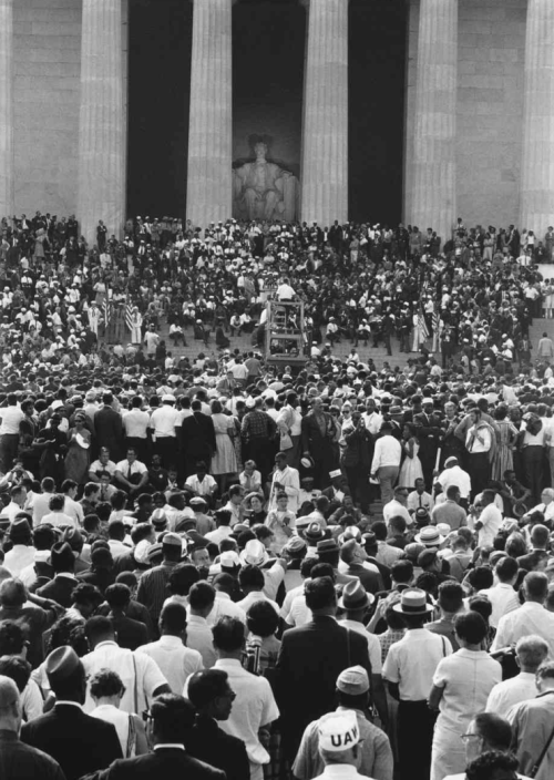 awkwardsituationist:  august 28, 1963 - their signs read: “we march for higher minimum wages, covera