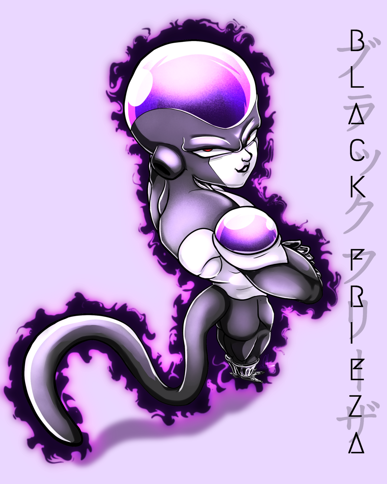 BROLY SMASHS BLACK FREEZAš„ Another fanart I made, I hope you like it , Frieza