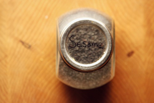 Sesame seeds real close up. ~Spices real close up series, click here for more~