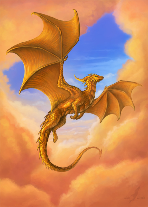 ❖ ❖ ❖ Dragon of the Golden sunrise ❖ ❖ ❖ [ A cover for a Sky Riders fantasy book by Erin Swan. ] A v