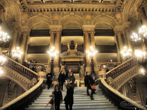 castlesandmedievals: The Palais Garnier (pronounced: [palɛ ɡaʁnje] French   (help·info)) is a