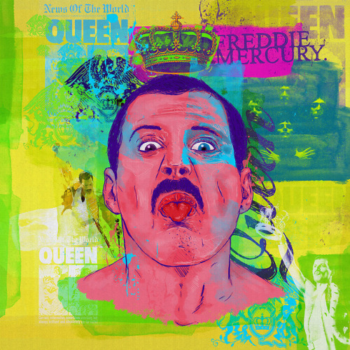 Freddie Mercury : : El hombre magia.https://www.behance.net/emirenzi