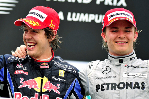 Through The Years: Nico Rosberg And Sebastian Vettel 
