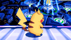 afantasybasedonreality:  Pikachu’s taunts in Super Smash Bros for Nintendo 3ds. 
