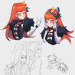 lazymimium:panette doodles 