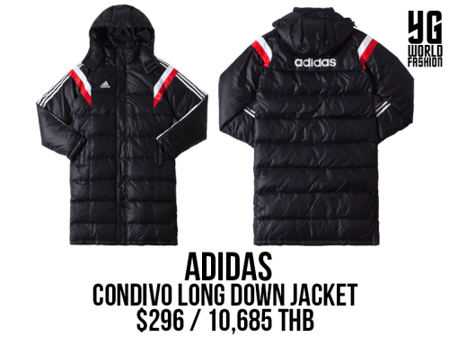 Dara was wearing Adidas Condivo Long Down Jacket. The jacket is available here for $296 (₩349,000)