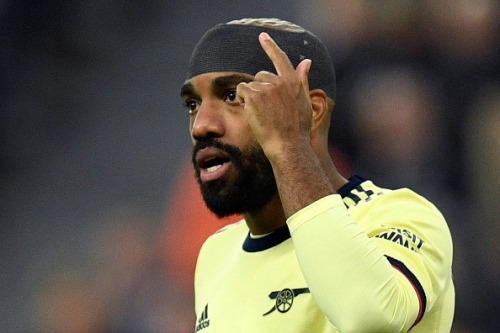 Arsenal&rsquo;s Alexandre Lacazette during the English Premier League football match between Newcast