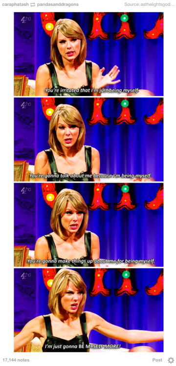 caraphatash:  2014 is the year Taylor Swift stopped giving a shit and it’s glorious  
