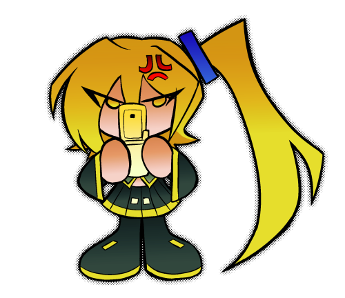 Triple Baka Except They're Cartoonified Chibis Of Themselves