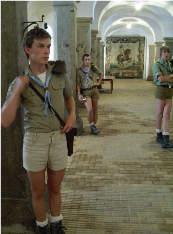 58.Â  Scouts in short shorts.