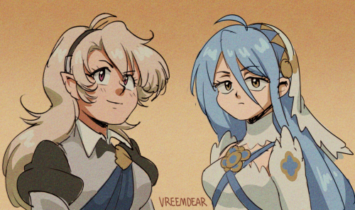 what if Corrin and Azura were in a 90s anime?