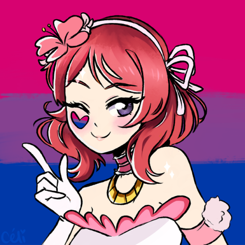 pianta:some love live pride icon commissions ive done recently! 🌈✨  twitter | ko-fi | insta | patreon   