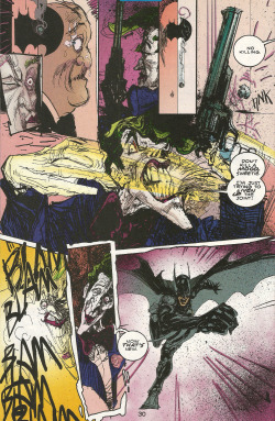 Art By Bill Sienkiewicz. Page From Dc 1St: Batgirl/Joker (Dc Comics, 2002) From Oxfam