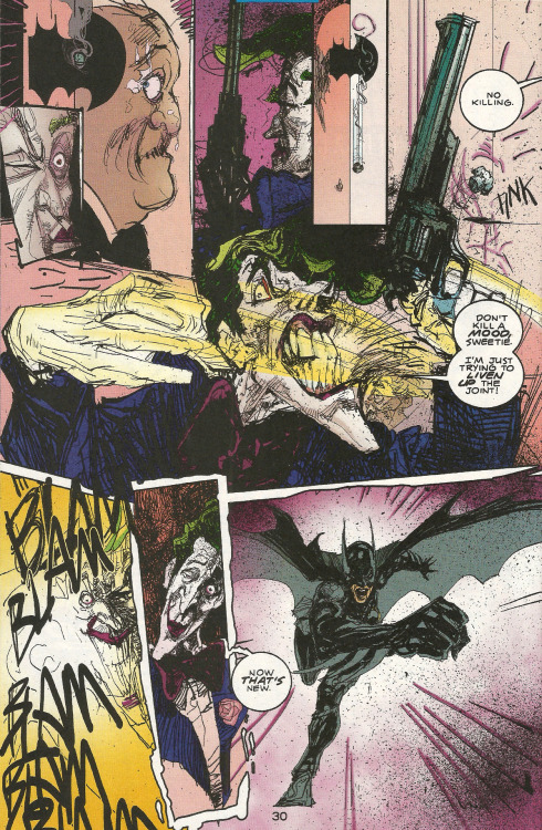 Porn Pics Art by Bill Sienkiewicz. Page from DC 1st: