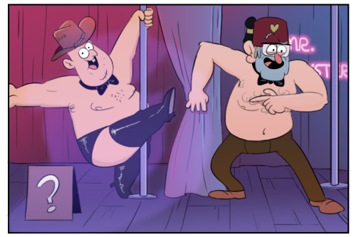 Porn photo moringmark:  A Gravity Falls AU where everything’s