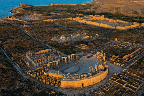 More photos of Roman cities in Libya from National Geographic. 