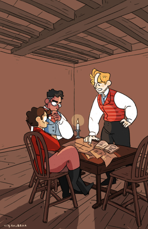 apitnobaka: and this one is my piece for the @revolutionfanbook  i remember i had a lot of