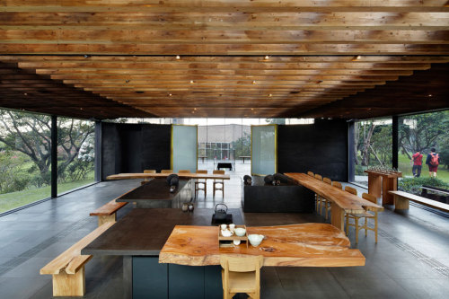 bobofeed:  mass studies sets tea stone museum + cafe in korean forestimages © yong-kwan kimall image