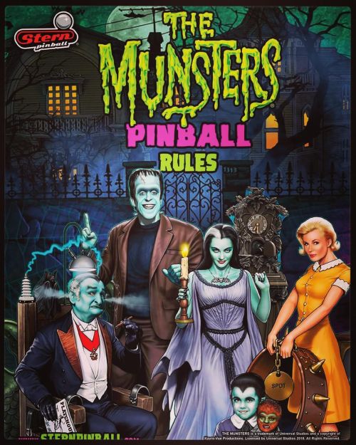 *NEW GAME ALERT!* Excited to welcome THE MUNSTERS to our ever changing lineup of pinball at the Hous