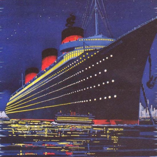 danismm:French Line Normandie Worlds Perfect Ship 1939  by  MADMENART