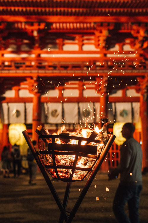 Wednesday 4th October 2017. 19:00 Kyoto Japan.Me and Jake went to Shimogamo Jinja for Meigetsu Kange