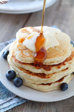 daily-deliciousness:  Buttermilk pancakes
