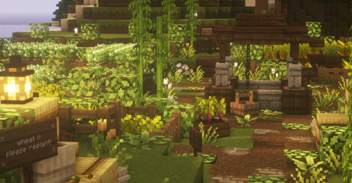 mel0nbird:Tomonoura Community Farm in my town on @bittercraftmc !! (ꈍ ᴗ ꈍ✿)