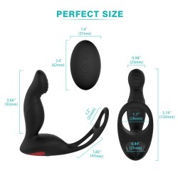 ricanromeo:  Double pleasure is yours with this Premium Prostate massager with cockring