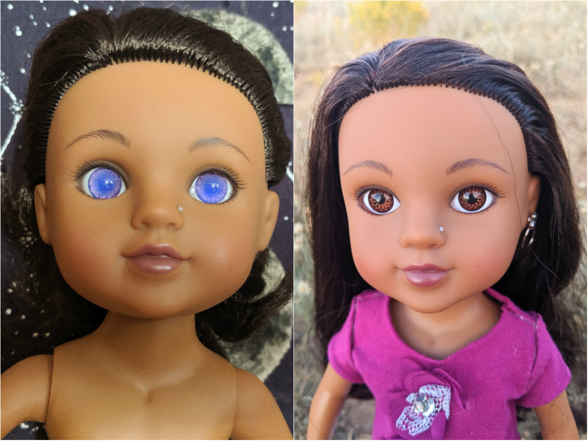 The Doll Ranch — Eye swapping a vinyl doll with inset eyes