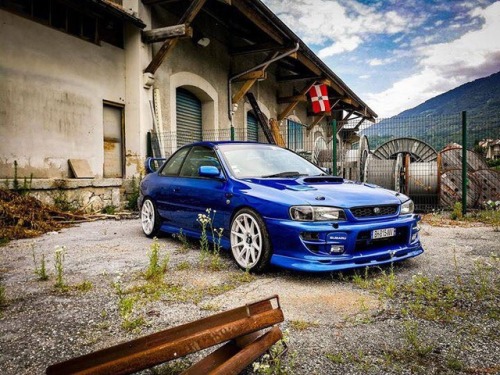 fuckyeahwrxsti:   Impreza P1 from France  