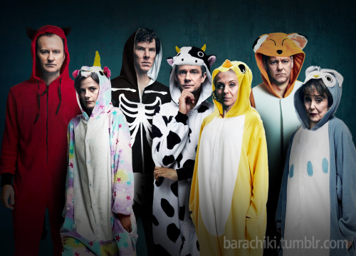 thesmartone:barachiki:Sometimes, a onesie is the correct answer.What the hell Mycroft looks like my 