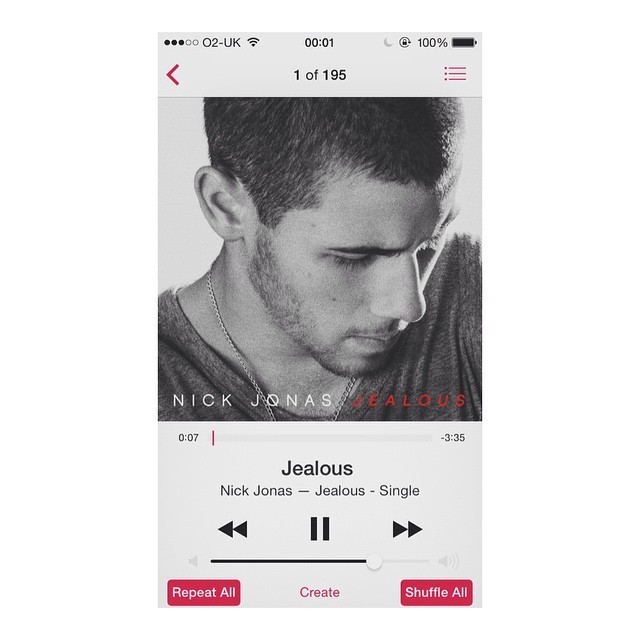 finally have it! YES!!❤️ #jealous #nickjonas