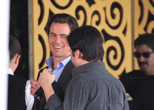 t2t4:Part 5. Actors Matt Bomer and Gabriel Furman. White Collar. Season 5, episode 6. Behind the s