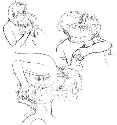 A few vanven sketches because I needed comfort. They deserve to be happy :&rsquo;)  All of these wer
