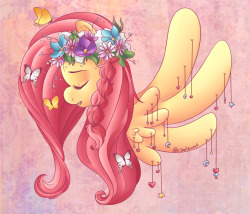 shellsweet:  I had this sitting around since earlier this year and I finally finished it! Fluttershy is my favorite! *O*  &lt;3