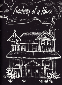 ceechow:  After three months of labor-conducive love, my silkscreen book is complete!  Based off of the video game ANATOMY, it tells the story of what it really means to live in a haunted house This game has some of the best writing and one of the most