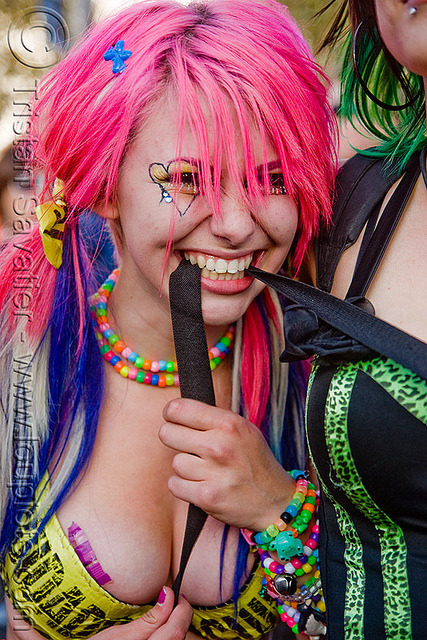 DSC09751 - Pink Hair Kandi Kid www.squidoo.com/pink-hair Reblog Please Thx :)