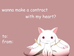 owldee:  kyubey valentines this has probably already been done but i had to 