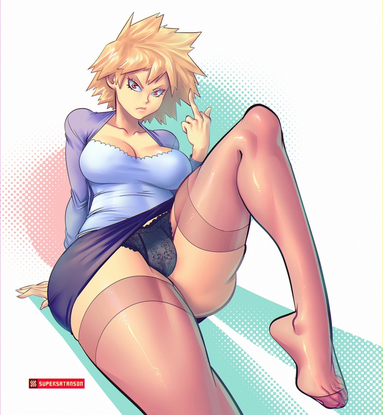 ninsegado91: supersatansister:   Mitsuki Bakugo (Boku no Hero), showing off a new