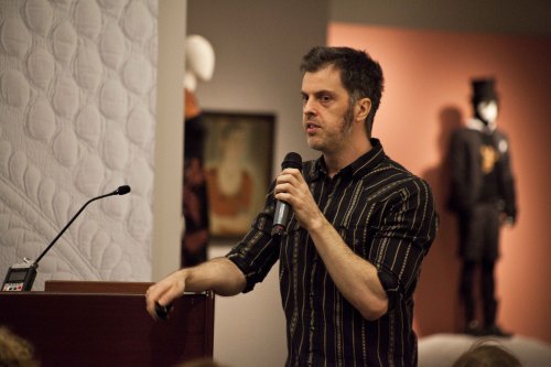 Gary Graham (@garygrahamnyc) designer talk and Q&A, American Folk Art Museum, April 1, 2014 Phot