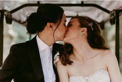 Porn Pics beautiful-brides-weddings: Niki and Kelsie