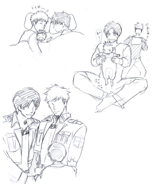 aalleexxwhat:  reiner—braun:  【ついろぐ】エレジャンつめ３ by いりえ