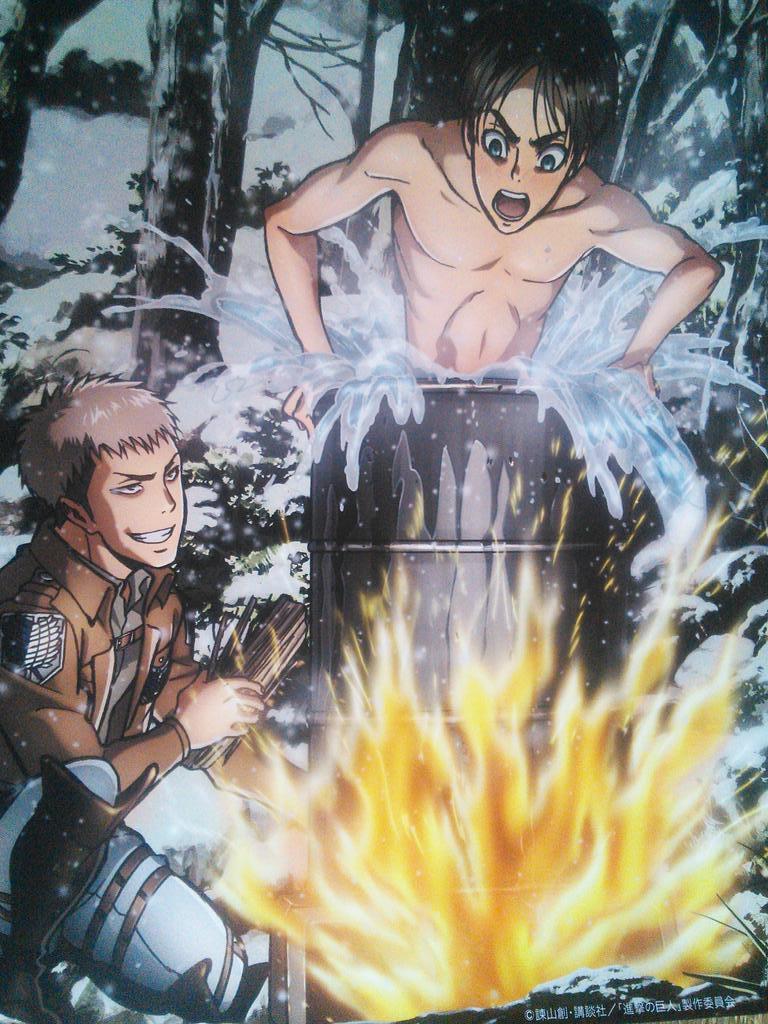  Preview of bathing Levi, Jean, and Eren from Comiket 87&rsquo;s exclusive bathroom