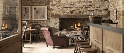{The Wild Rabbit in the Cotswolds has rooms that are filled with elements that are part of the rusti