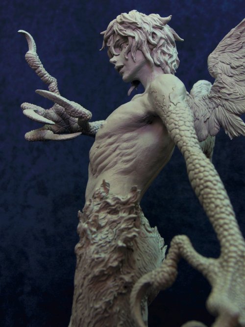 ohnoraptors:  オリジナルです。 #wf2017w にてキット頒布致します。下から頭頂部までで28cmくらい。 原型はグレースカルピーとエポキシパテで作ってます。