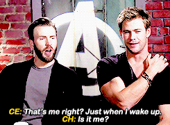 adeles: The ‘Avengers: Age Of Ultron’ cast play a game of “How Well Do The Avengers Know Their Biceps” 
