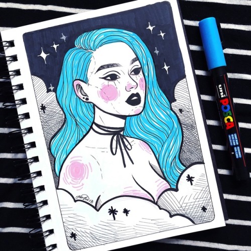 Fun drawings I did using Posca paint markers!Instagram | Shop