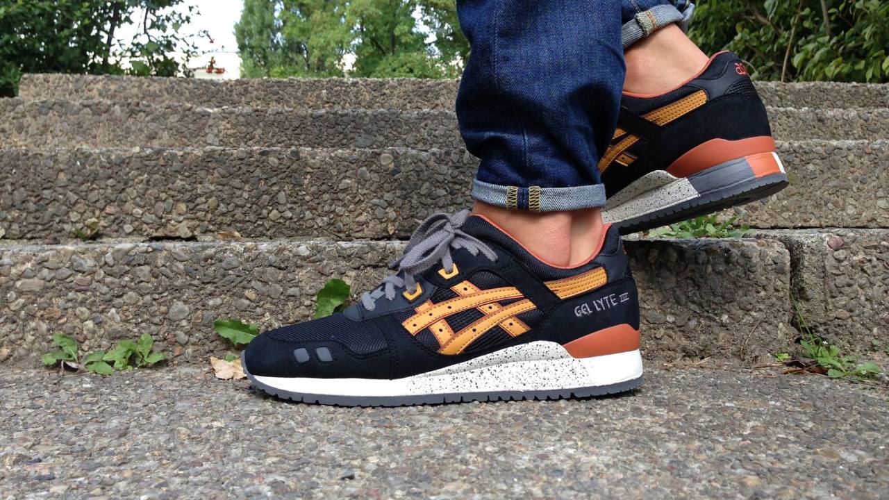 asics gel lyte 3 black tan