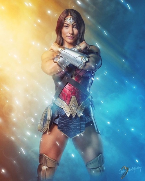 flexingtyger99:Bridgette Goudz as Wonder Woman