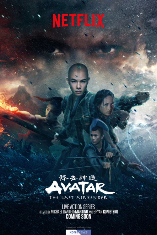 korranews:Mind. Blown. Netflix Avatar: The Last Airbender LIVE ACTION SERIES coming soon from co-cre